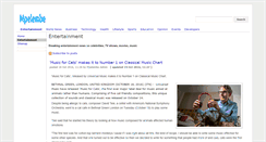 Desktop Screenshot of entertainment.mpelembe.net