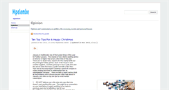 Desktop Screenshot of opinion.mpelembe.net