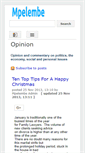 Mobile Screenshot of opinion.mpelembe.net