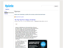 Tablet Screenshot of opinion.mpelembe.net