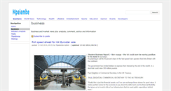 Desktop Screenshot of business.mpelembe.net