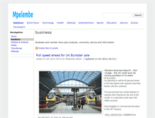 Tablet Screenshot of business.mpelembe.net